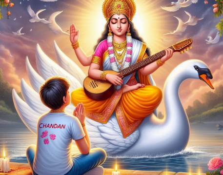 Saraswati Puja Ai Images