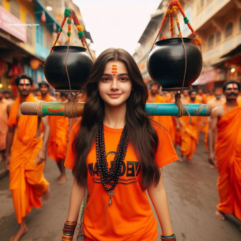 100+  कावर यात्रा ai photo editing Sawan photo editing Image