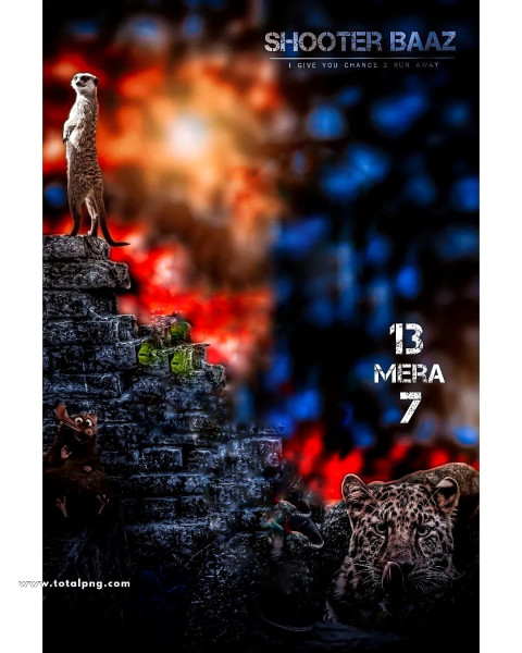 13 mera 7 hd cb editing background