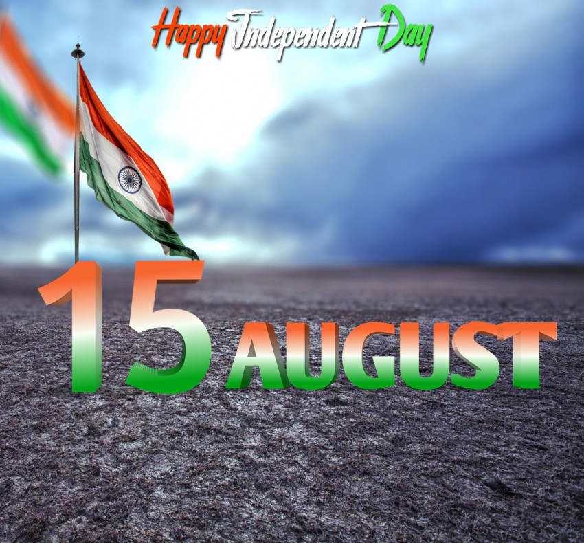15 August Happy independence editing background