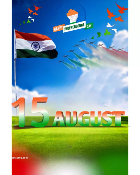15 August Independence Day New Editing Background Free