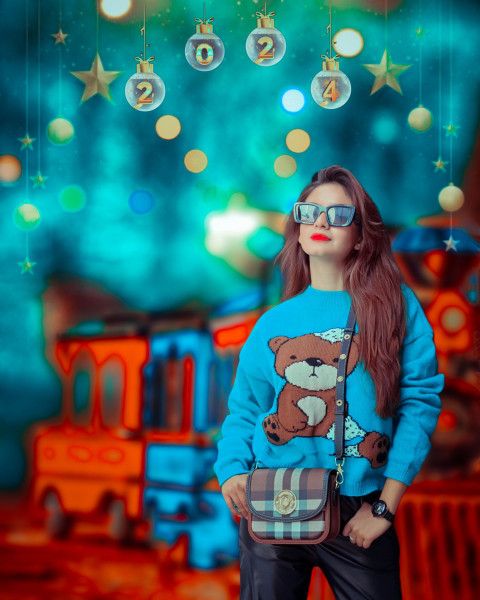 2000  New Year Cb Editing Background