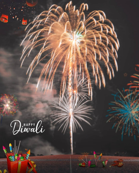 2022 diwali new editing background