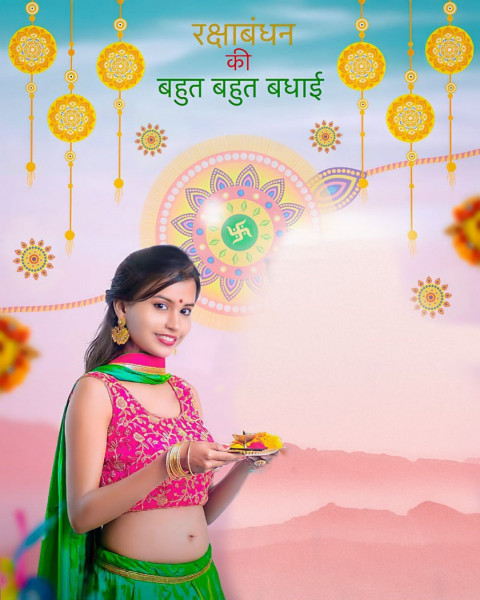 2022 Raksha bandhan Editing Background