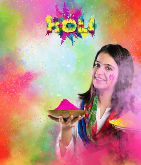 2023 HOLI EDITING BACKGROUND FREE