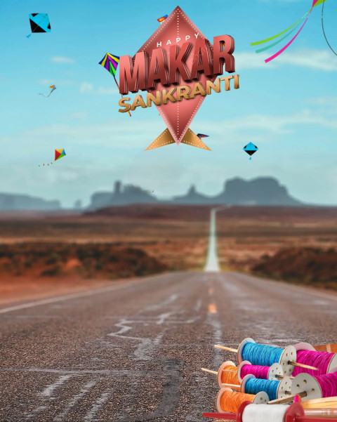 2023 makar sankranti editing background