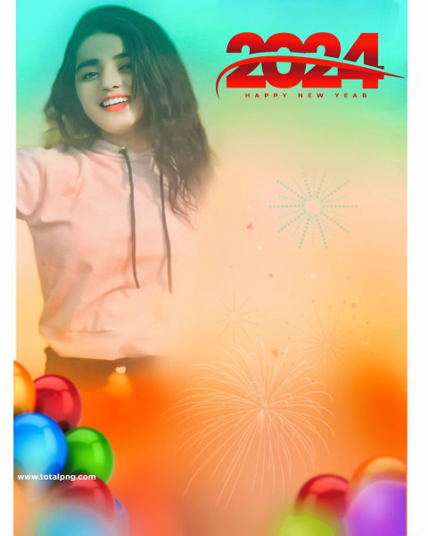 2024 Happy New Year Cb Editing Background Girl Full Hd