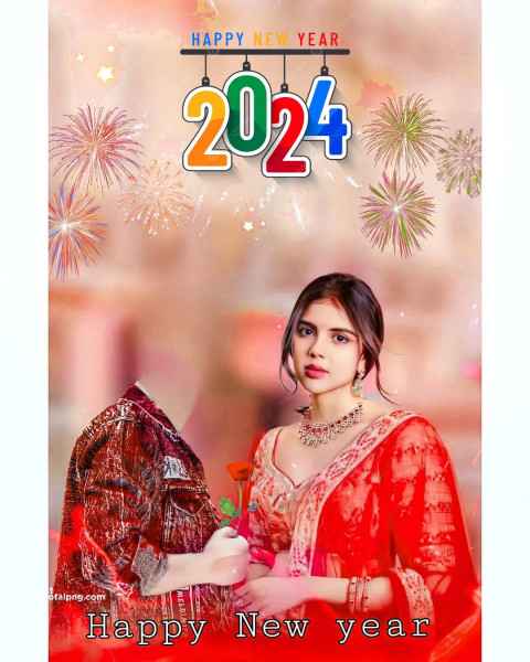 2024 Ka New Year Background With Girl