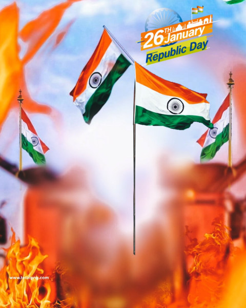 26 January Photo Editing Republic Day Background HD Image 4k
