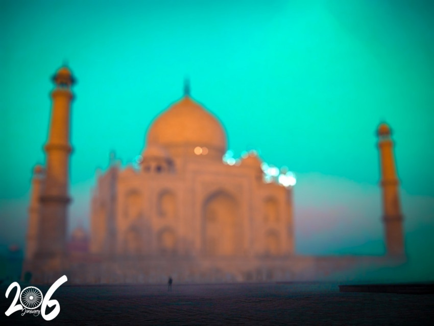 26 january tajmahal editing background