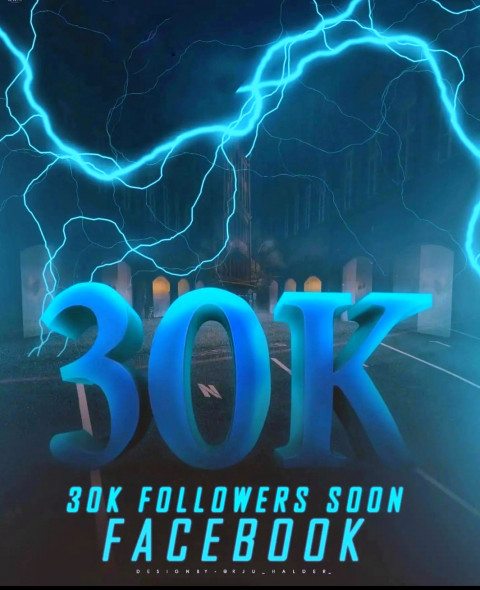 30k followers Editing background