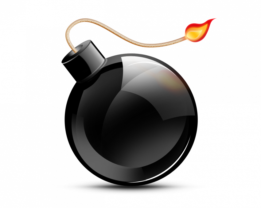 3d bomb Png Transparent image