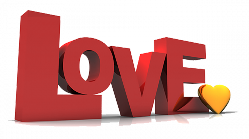 3D love png images,3D transparent compass png images