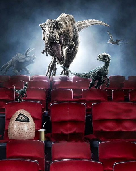 Action poster editing backgrounds