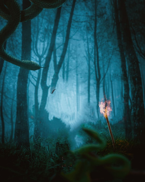 Adventure editing background