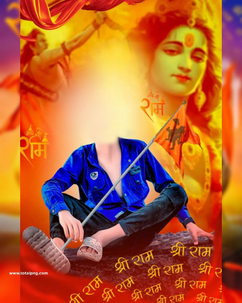 Ayodhya Ram Mandir Pran Pratishtha posterbackground Without face