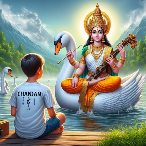 सरस्वती पूजा का फोटो बनाये Bing Image Creator