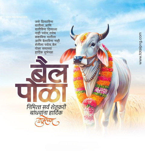 बैलपोळा बॅनर एडिटिंग  Bail pola Banner Poster Plp