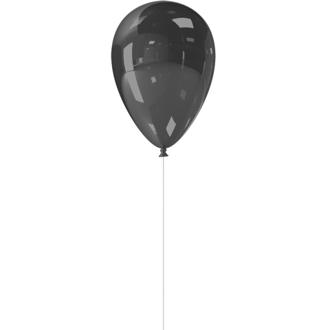 Balck Balloon PNG Transparent Images Free Download