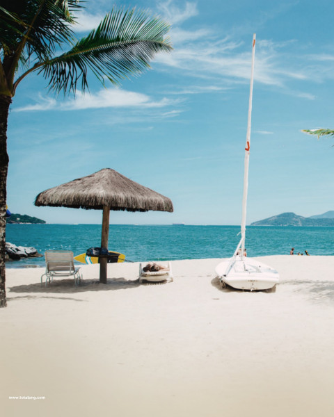 Beach chair editing background