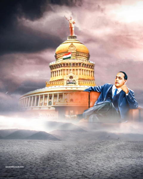 Bhim Rao Ambedkar Photo editing Background (3)