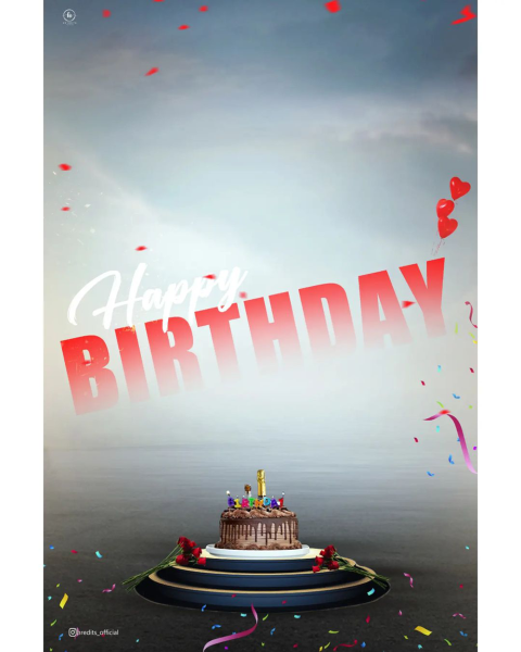 Birthday hd editing background