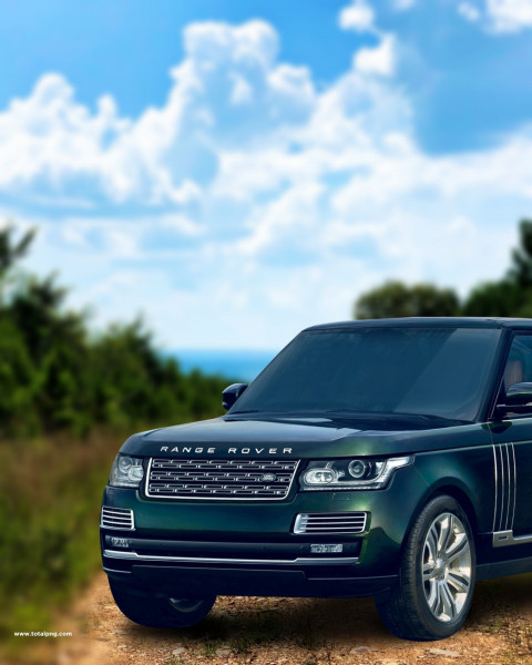 Black car editing background