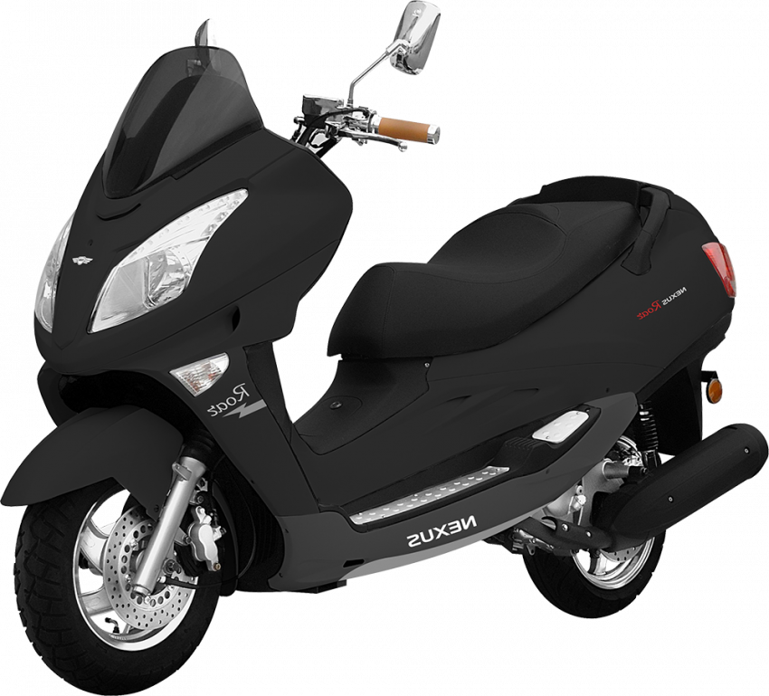 Black Scooty With Transparent Background