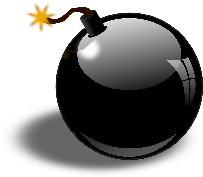 black shadow bomb Png Transparent Background image