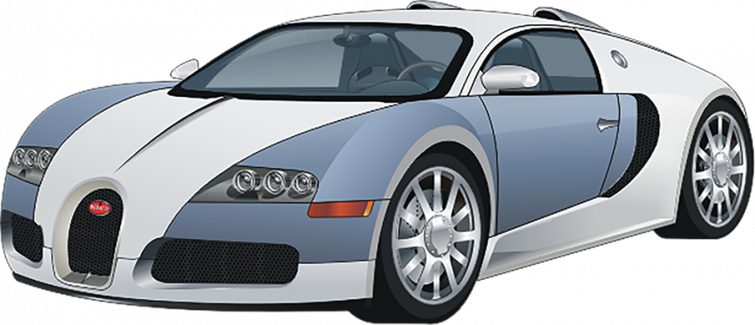 Black & white Bugatti PNG Download   totalpng copy