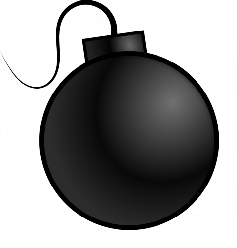 Blacl bomb Png Transparent Background image
