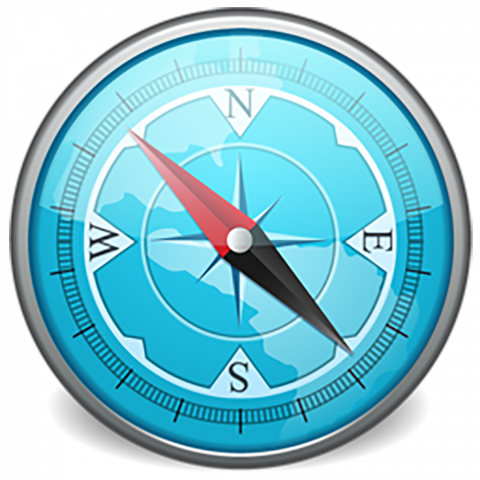 Blue compass transparent png, Compass png images