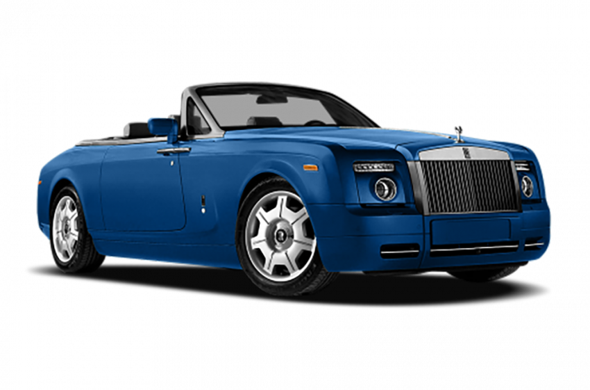 Blue rolls royce transparent png images