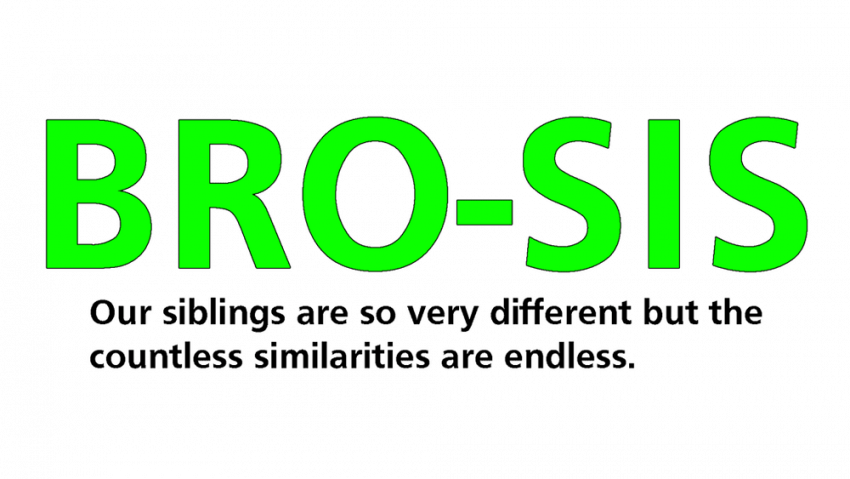 Bro sis text png