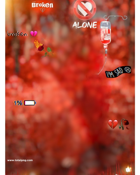 Broken alone full hd cb editing background