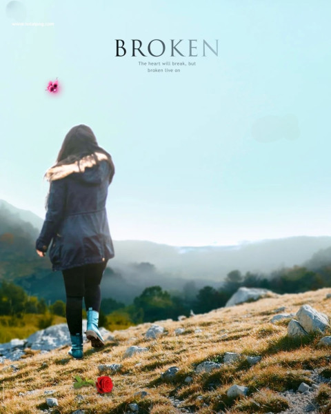 Broken Hd Photo Editing Background 2024