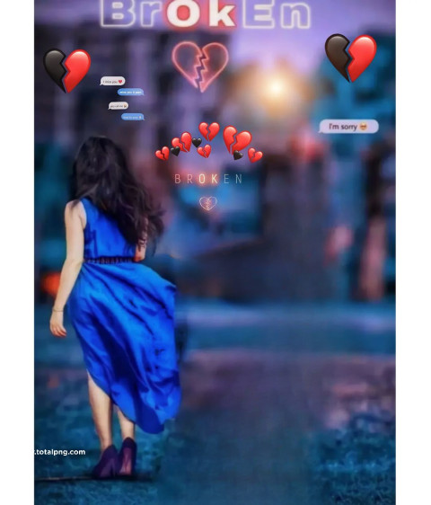 Broken Heart Cb editing Background