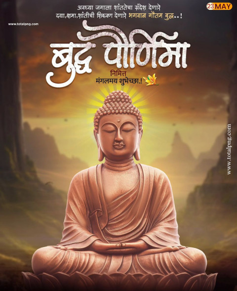 Buddha Purnima Banner Editing Background Download