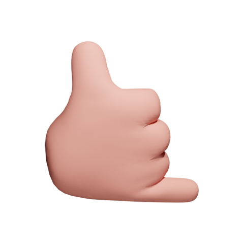 Call hand symbol transparent png images