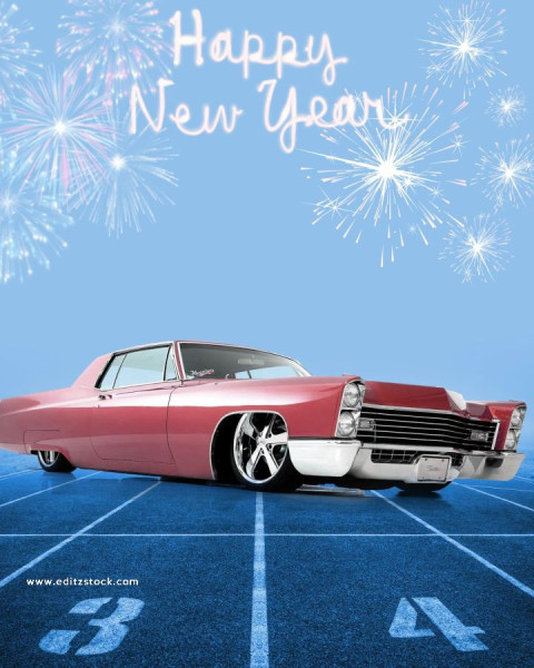 Car hd new year editing background