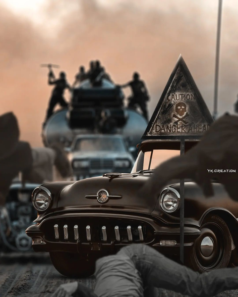 car poster photo editing background