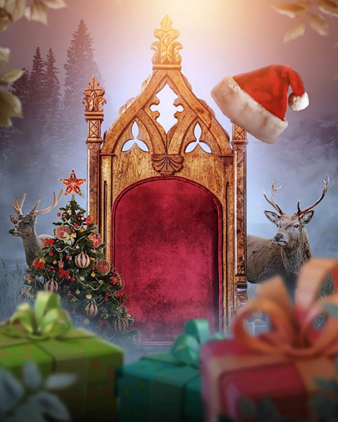 Chair christmas editing background hd