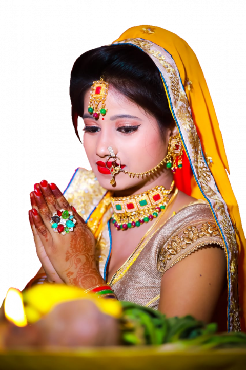 Chhath pooja girl full hd png