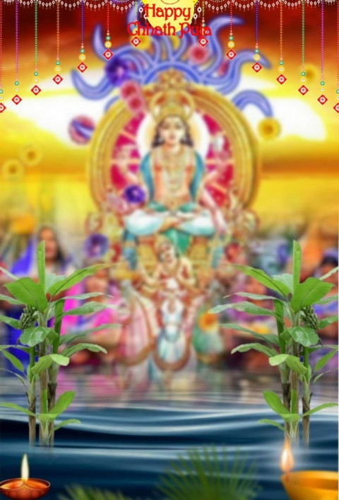 Chhath puja editing background