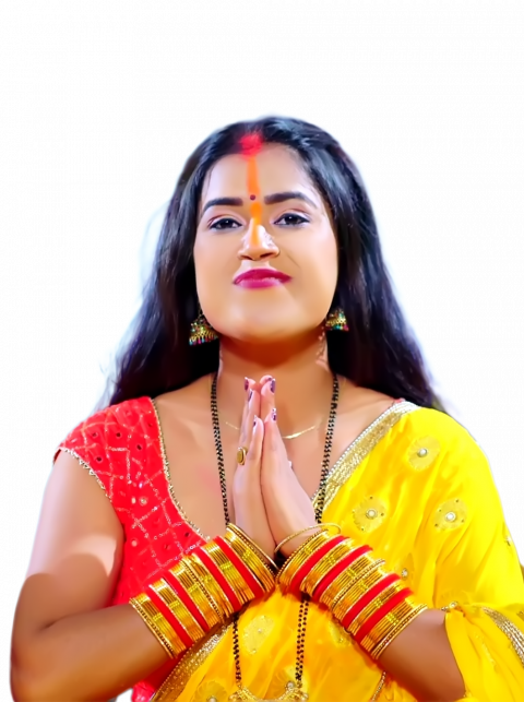 Chhath puja hd girl model hd png