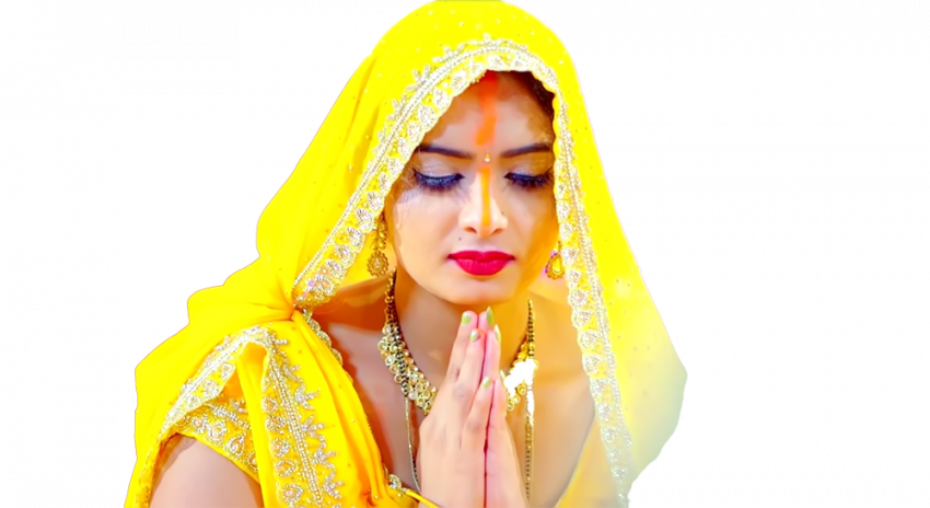 Chhath puja model girl hd png images
