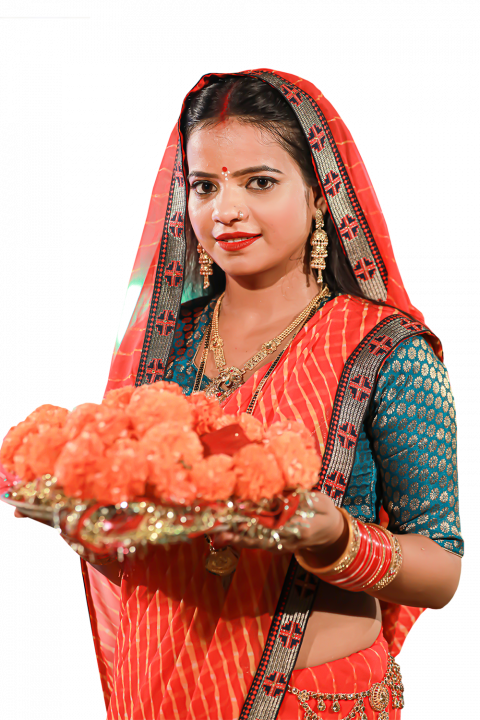 Chhath puja model girl png