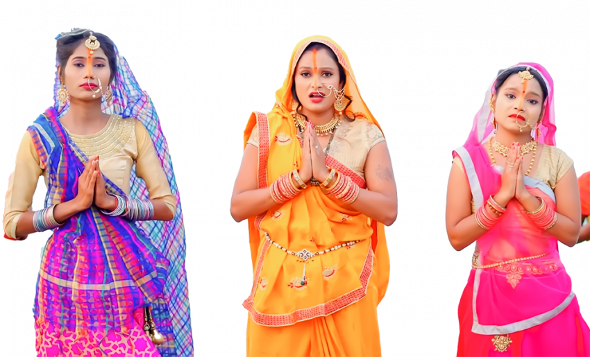 Chhath puja model transparent background