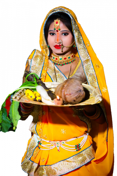 Chhath puja model transparent png