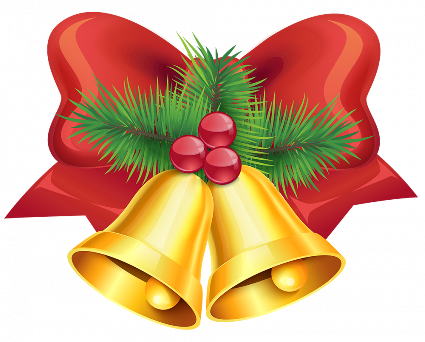Christmas bell transparent png images